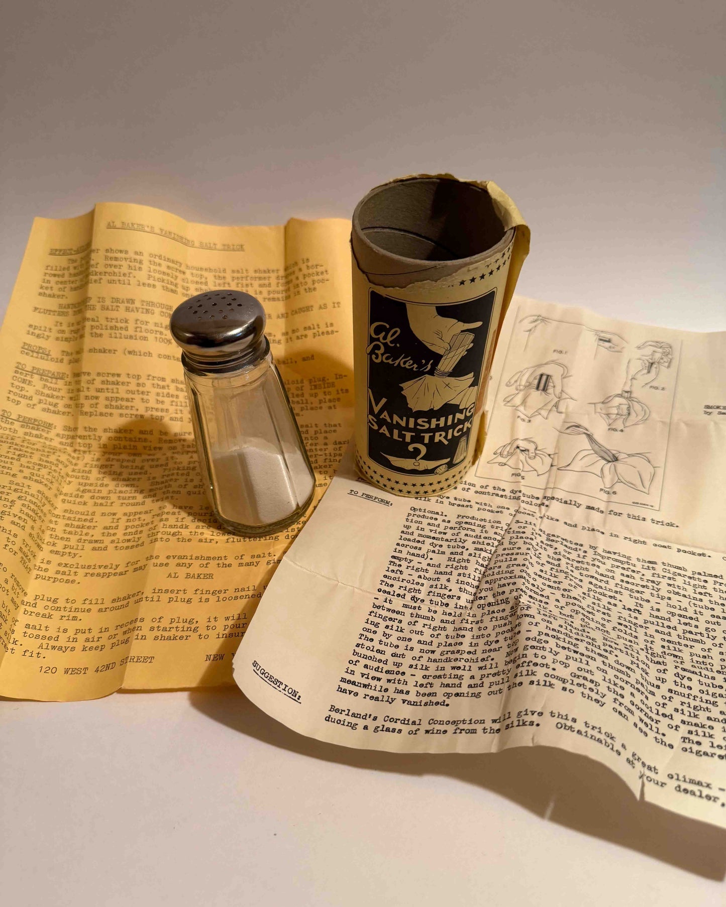 Vintage Vanishing Salt Trick by Al Baker