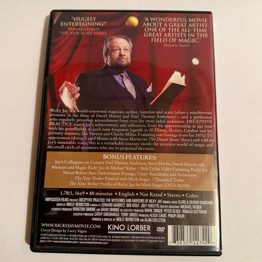 Deceptive Practice: The Mysteries and Mentors of Ricky Jay - DVD