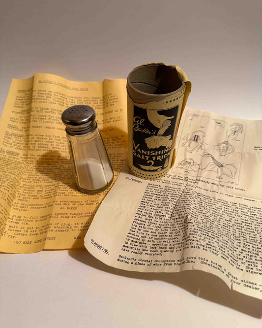 Vintage Vanishing Salt Trick by Al Baker