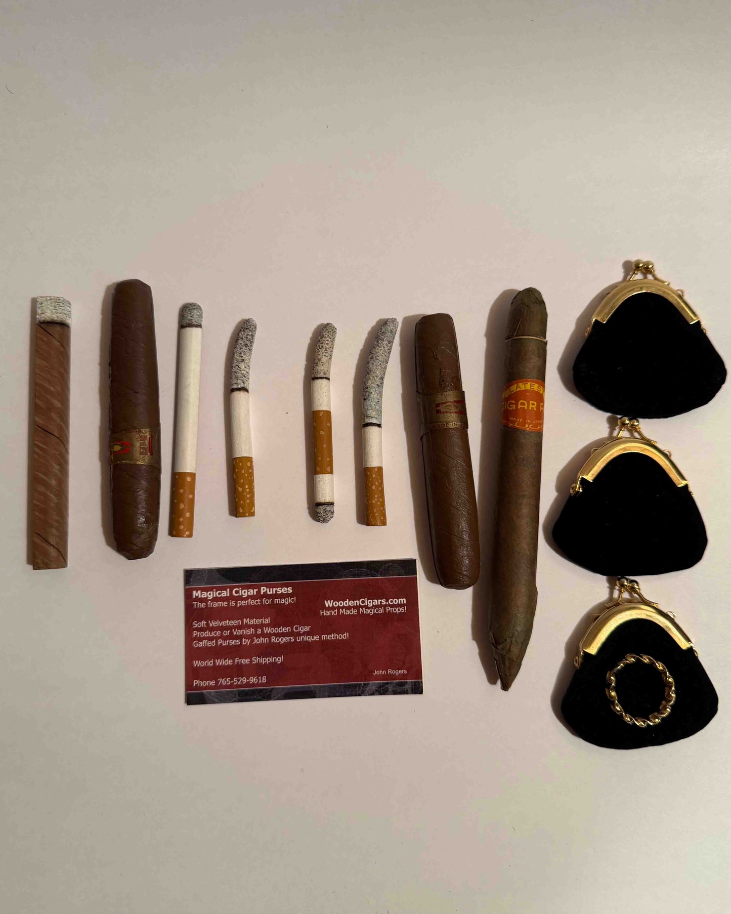 Fake Wooden Cigar & Cigarette Bundle by John Rogers