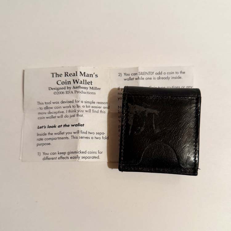 The Real Man's Coin Wallet by Anthony Miller