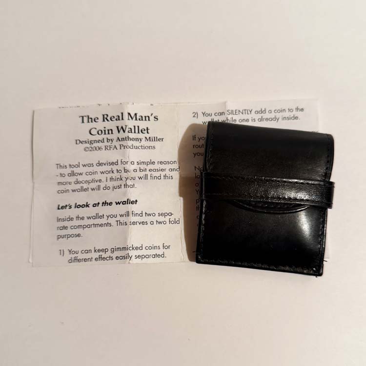 The Real Man's Coin Wallet by Anthony Miller