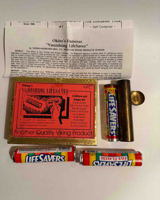 Vintage Vanishing Lifesavers by Viking Magic